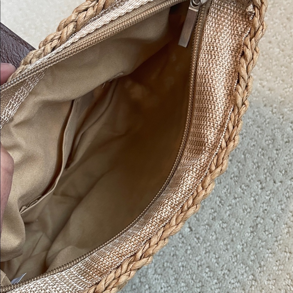 Straw shoulder purse - Picture 6 of 8